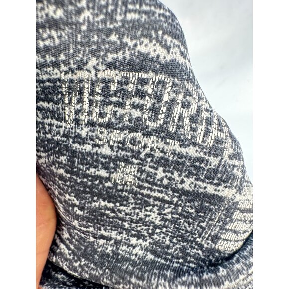 Victorias Secret Speckled Sports Bra Gray Racerback 34B Strappy Back Activewear - Picture 4 of 11